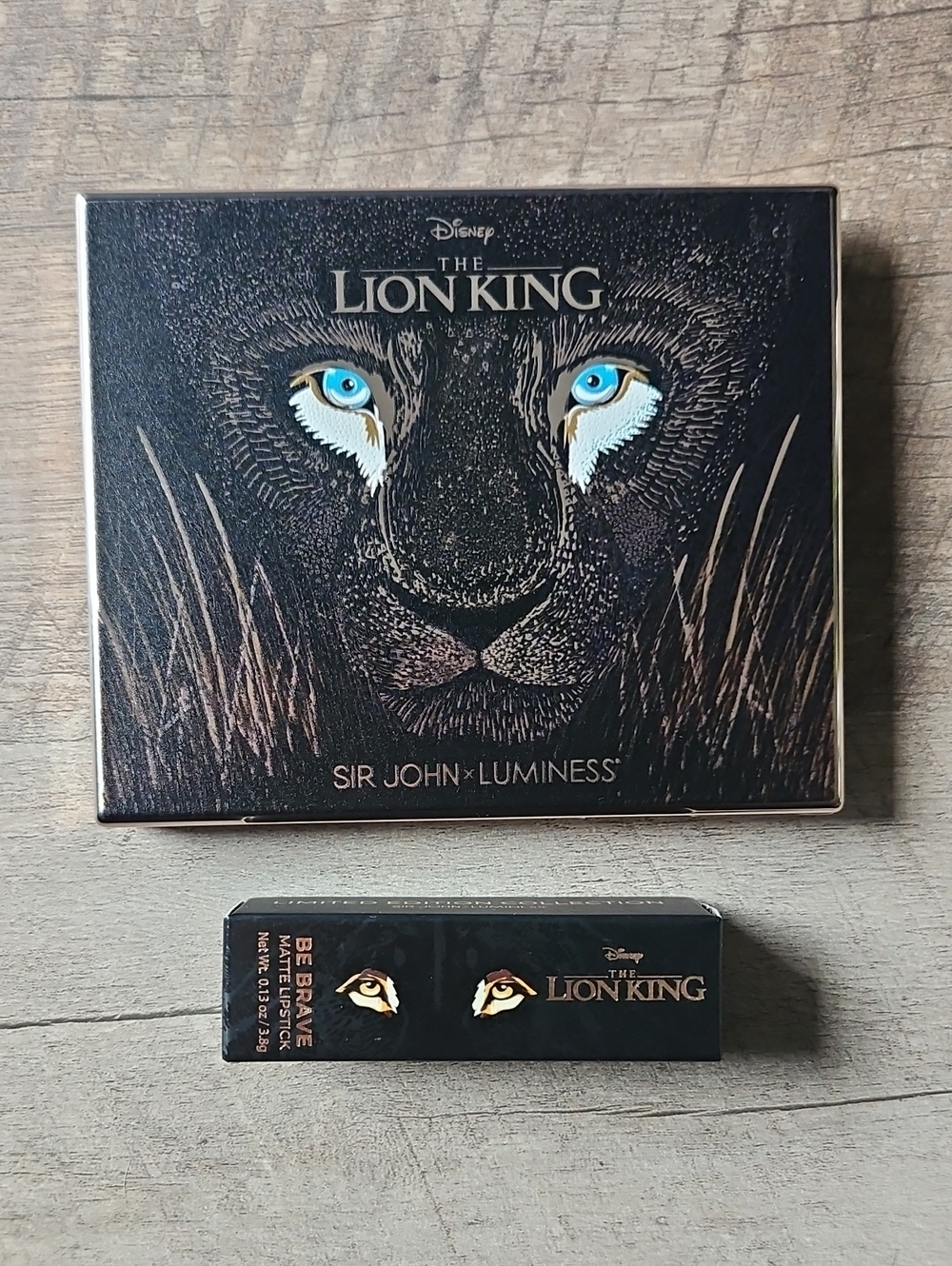 Limited Edition Sir John X Luminess Lion King Eyeshadow Palette And Lipstick
